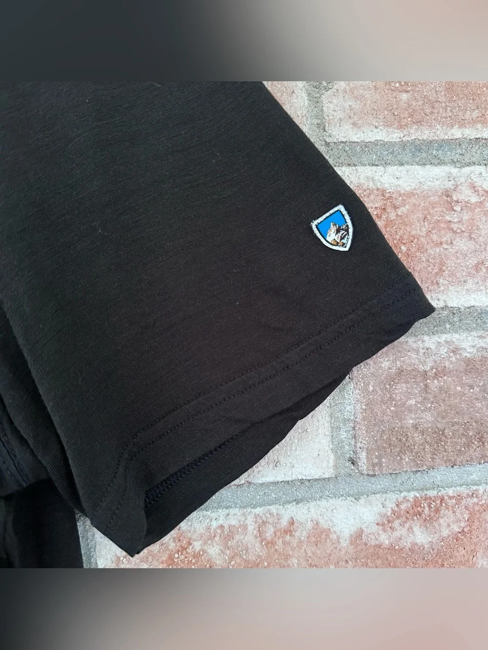 Kuhl Short Sleeve Pocket T Shirt Men’s Medium Black Merino Wool Performance - Picture 3 of 6